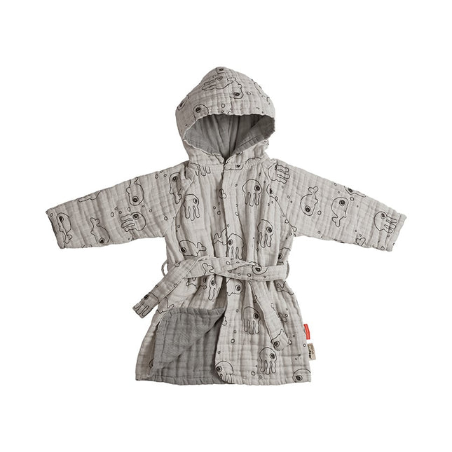 Done by Deer Badjas Baby Sea Friends Grey koop je bij Babywinkel