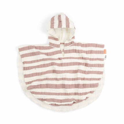Done by Deer Badponcho Stripes Gots Powder - Done by Deer - Babywinkel - 5712643037750
