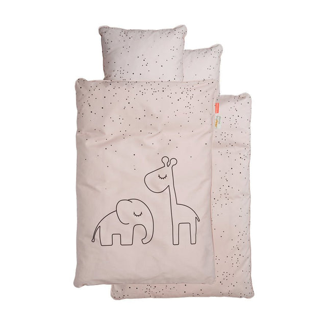 Done by Deer Dekbedovertrek Dreamy Dots Powder 100x140cm koop je bij Babywinkel