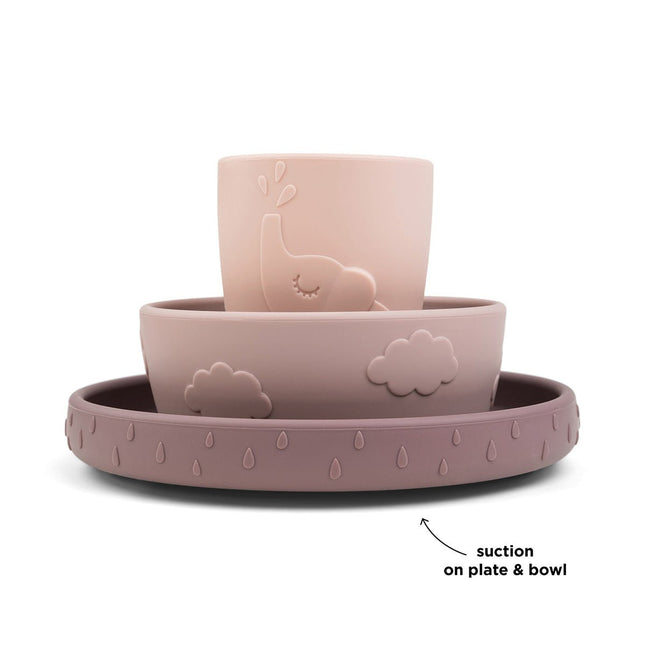 Done by Deer Kinderservies Deer Friends Powder koop je bij Babywinkel