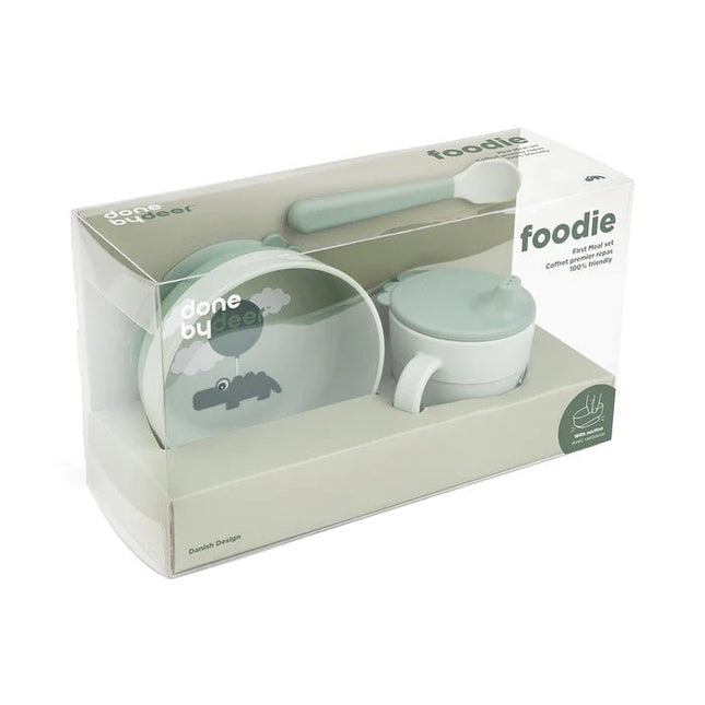 Done by Deer Kinderservies Happy Clouds Green koop je bij Babywinkel