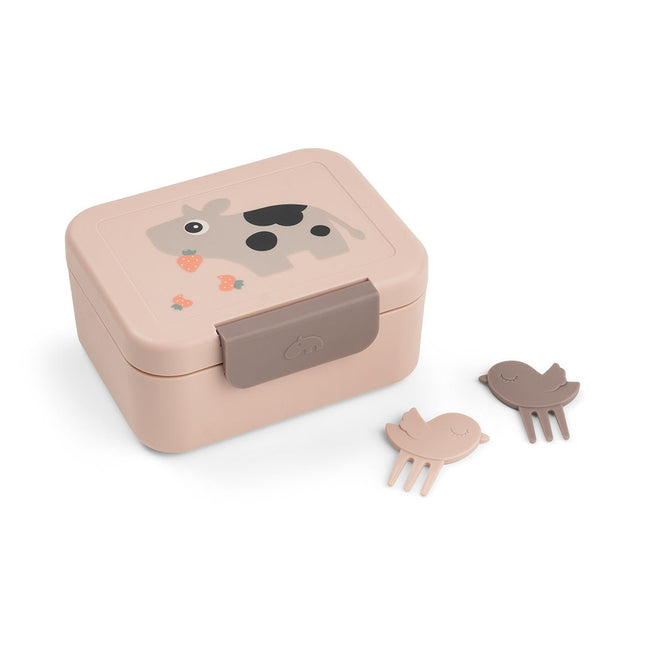 Done by Deer Lunchbox Incl. Snackprikkers Tiny Farm Powder koop je bij Babywinkel