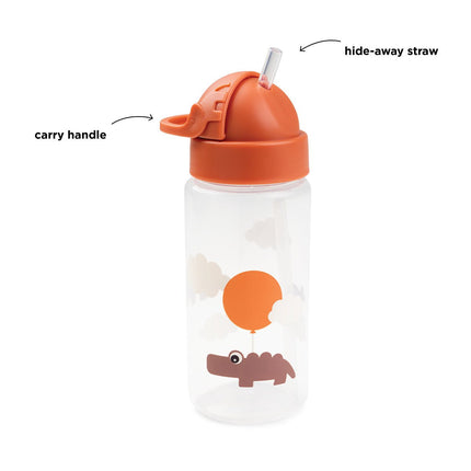 Done by Deer Rietjesbeker Happy Clouds Papaya 350ml - Done by Deer - Babywinkel - 5712643041221