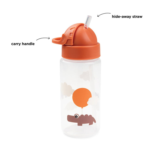 Done by Deer Rietjesbeker Happy Clouds Papaya 350ml - Done by Deer - Babywinkel - 5712643041221
