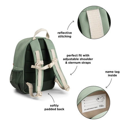 Done By Deer Rugtas Tiny Trails Green 13L koop je bij Babywinkel