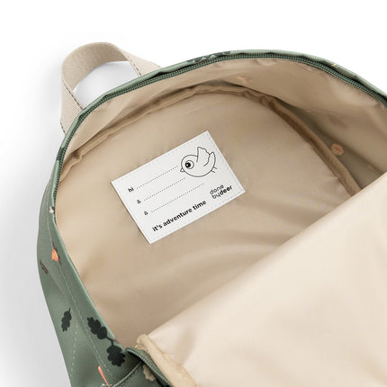 Done By Deer Rugtas Tiny Trails Green 7,5 liter koop je bij Babywinkel