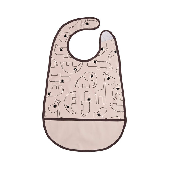 Done by Deer Slabbetje Met Klittenband Powder koop je bij Babywinkel