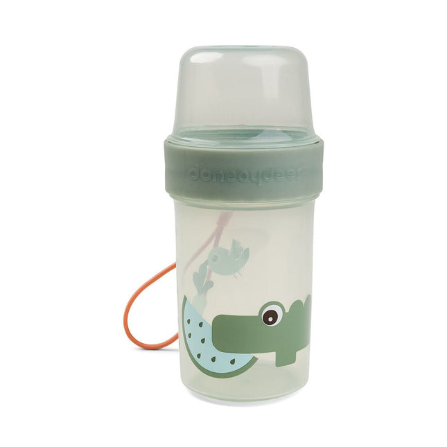 Done by Deer Snackbakje L Croco Green 480ml koop je bij Babywinkel