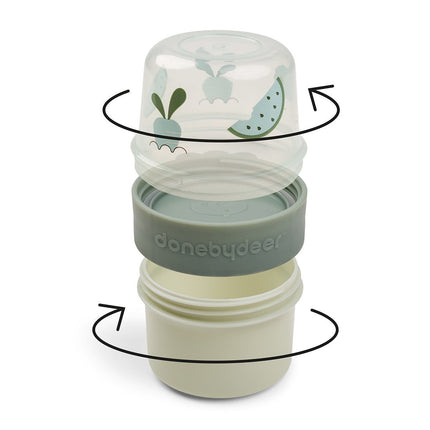 Done by Deer Snackbakje S Birdee Green 150ml - Done by Deer - Babywinkel - 5712643045120