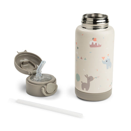 Done by Deer Thermos Rietjesfles Celebration Sand 340ml koop je bij Babywinkel