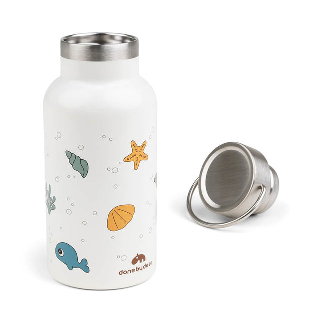 Done by Deer Thermosfles Sea Friends Beige 350ml - Done by Deer - Babywinkel - 5712643027164