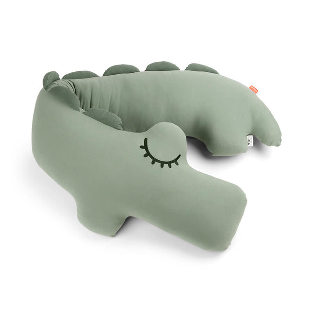 Done by Deer Voedingskussen Croco Green koop je bij Babywinkel