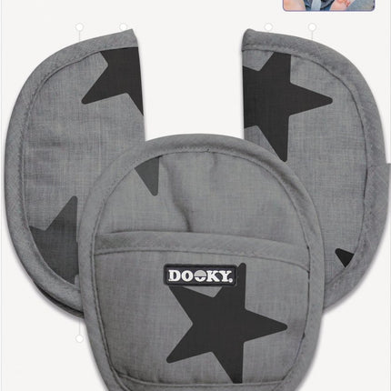 Dooky Gordelbeschermer Stars, Katoen Grey - Dooky - Babywinkel - 5038278000793