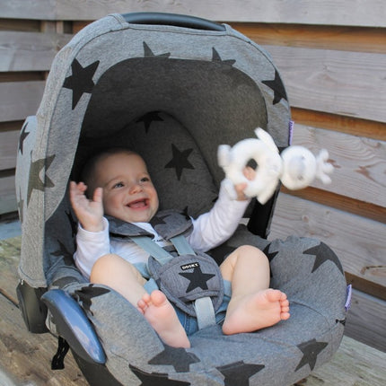 Dooky Gordelbeschermer Stars, Katoen Grey - Dooky - Babywinkel - 5038278000793