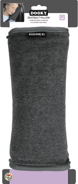 Dooky Kussen Autogordel Donker Grijs koop je bij Babywinkel