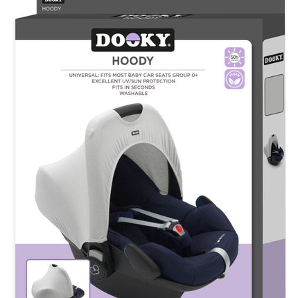 Dooky Maxi Cosi Zonnekap Hoody Uni Grijs - Dooky - Babywinkel - 5038278982921