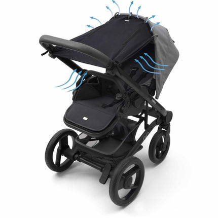 Dooky Zonnekap Kinderwagen Universal Cover Zwart - Dooky - Babywinkel - 5038278988756