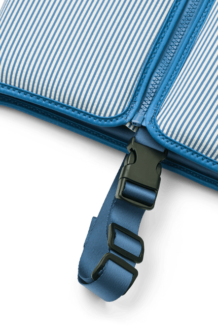 Dove Seersucker Swim vest stripe Riverside / Creme koop je bij Babywinkel