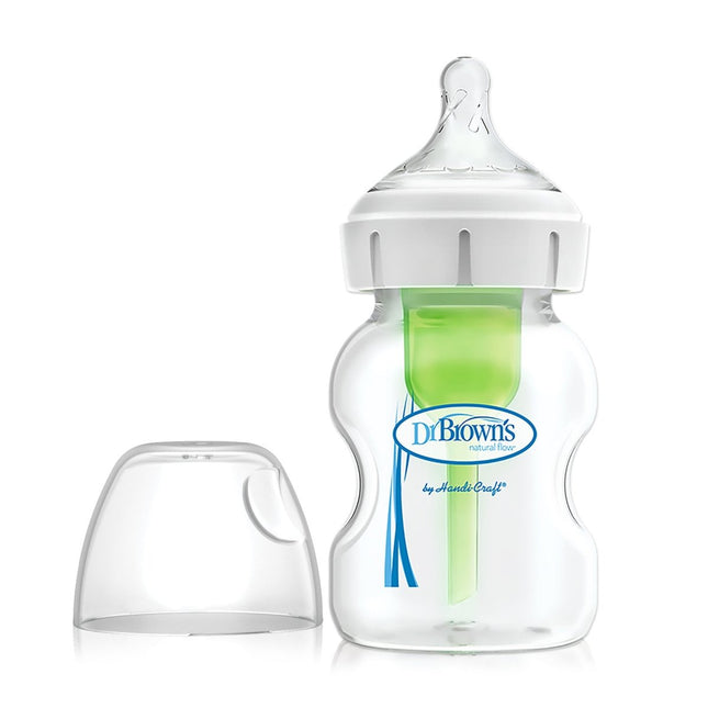 Dr. Brown's Options + Brede Halsfles 150ml - Dr. Brown's - Babywinkel - 072239317884