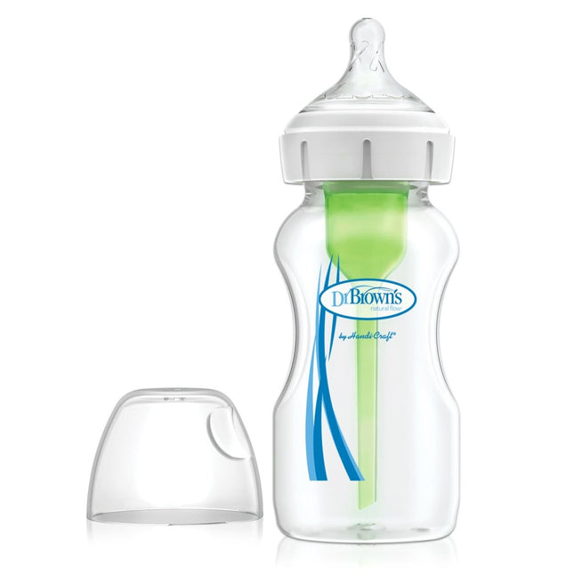 Dr. Brown's Options + Brede Halsfles 270ml - Dr. Brown's - Babywinkel - 072239317891