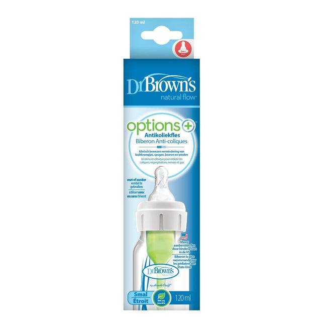 Dr. Brown's Options+standaard Fles 120ml - Dr. Brown's - Babywinkel - 072239306147