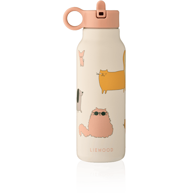 Liewood Waterfles Falk 350Ml Cats And Dogs/Sandy koop je bij Babywinkel