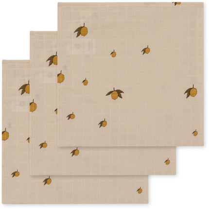 Konges Sløjd Hydrofiele Doek Lemon 65cm 3st