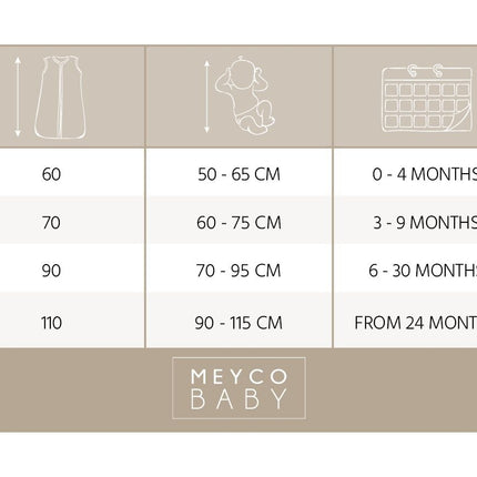 Meyco Slaapzak Baby Sand