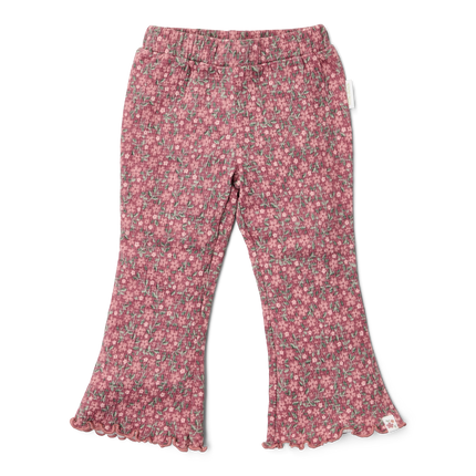 Flared broek Rouge Flower