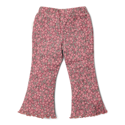 Flared broek Rouge Flower