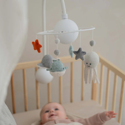 Flow Amsterdam Muziekmobiel Ocean White - Flow Amsterdam - Babywinkel - 8720726529174