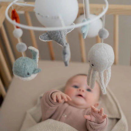 Flow Amsterdam Muziekmobiel Ocean White - Flow Amsterdam - Babywinkel - 8720726529174