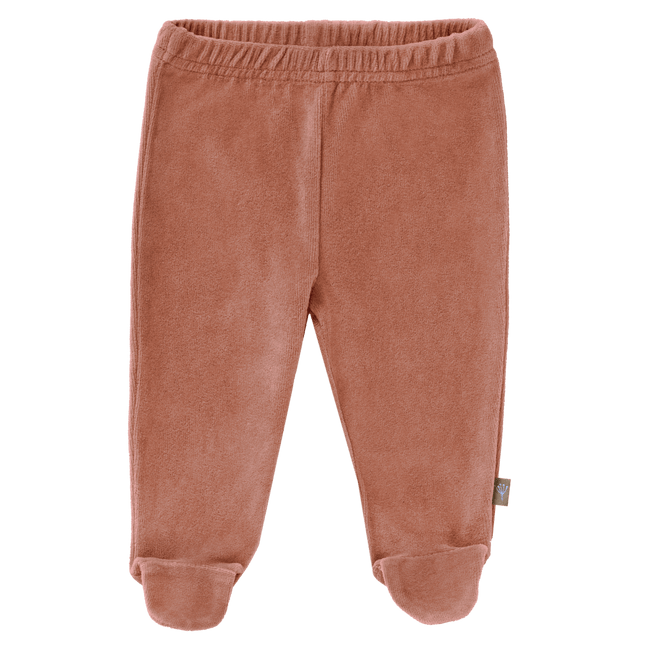Fresk Baby Broekje Velours Met Voet Ash Rose koop je bij Babywinkel