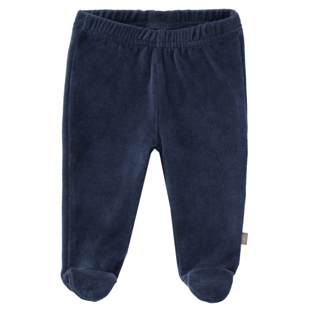 Fresk Baby Broekje Velours Met Voet Indigo - Fresk - Babywinkel - 8720088954225