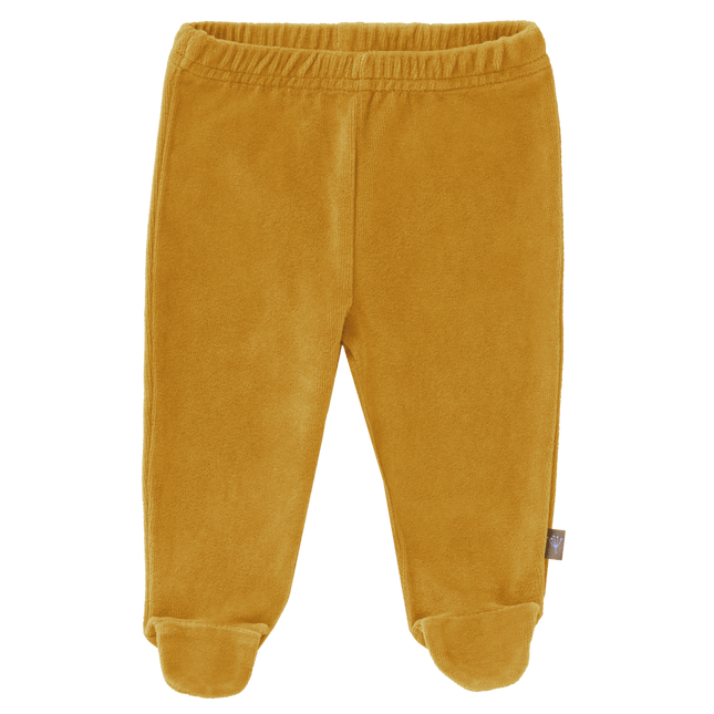 Fresk Baby Broekje Velours Met Voet Mimosa - Fresk - Babywinkel - 8720088953846