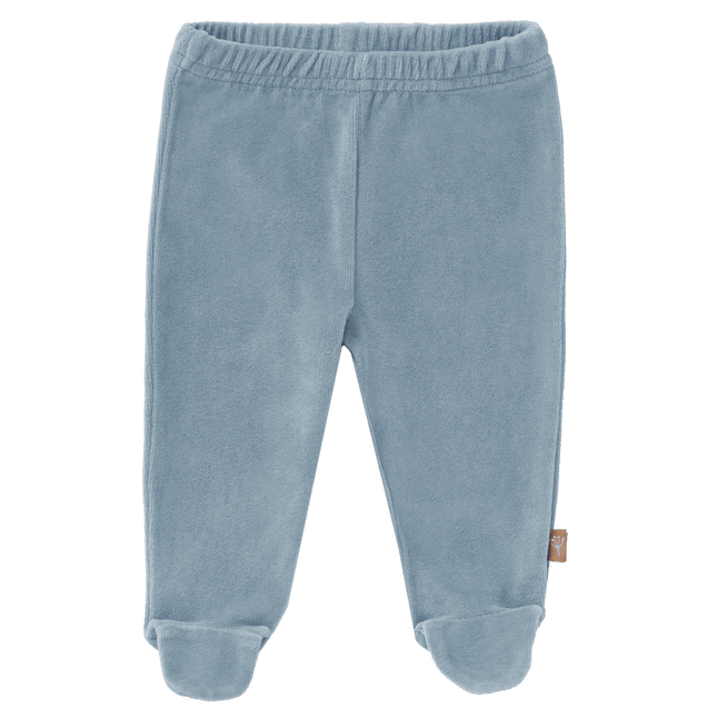 Fresk Baby Broekje Velours Met Voeten Blue Fog - Fresk - Babywinkel - 8720574694413