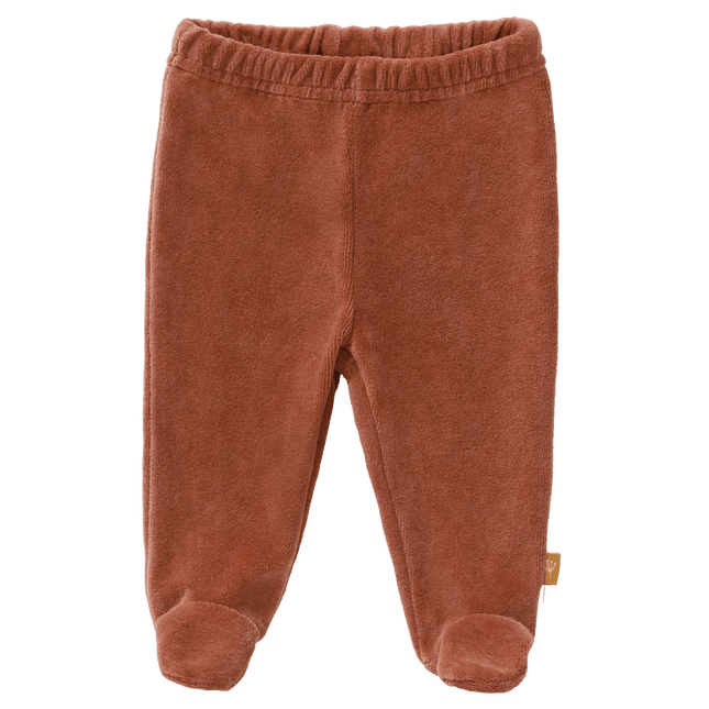 Fresk Baby Broekje Velours Met Voeten Copper - Fresk - Babywinkel - 8720574694604