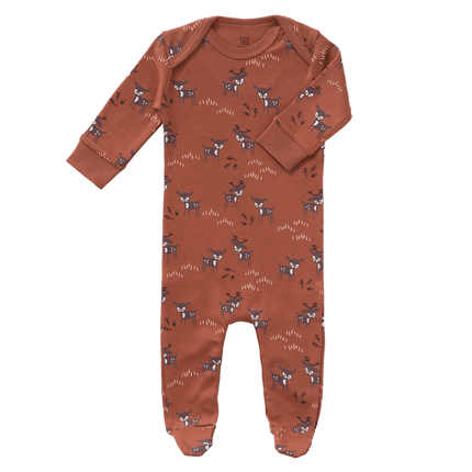 Fresk Baby Pyjama Deer Met Voeten Amber Brown - Fresk - Babywinkel - 8720574692211