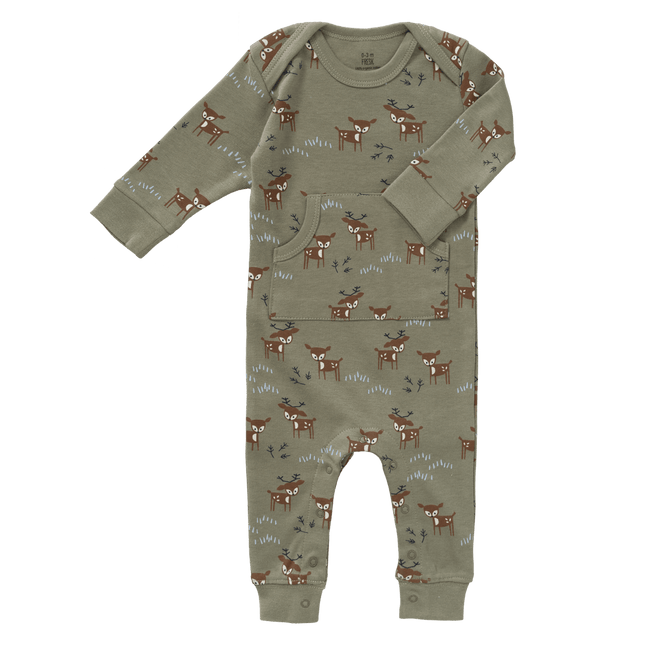 Fresk Baby Pyjama Deer Olive - Fresk - Babywinkel - 8720574693935