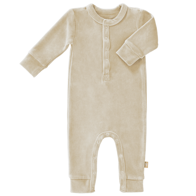 Fresk Baby Pyjama Velours Sandshell koop je bij Babywinkel