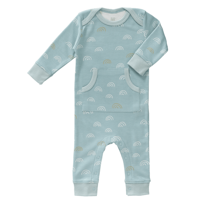 Fresk Baby Pyjama Zonder Voet Rainbow Ether Blue koop je bij Babywinkel