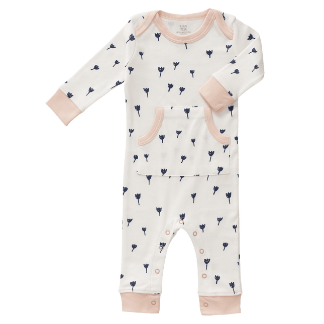 Fresk Baby Pyjama Zonder Voet Tulip Indigo Blue koop je bij Babywinkel