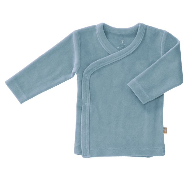 Fresk Baby Vestje Velours Blue Fog koop je bij Babywinkel