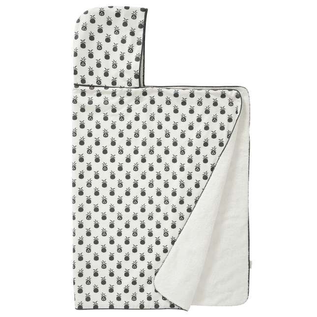 Fresk Badcape Baby Pineapple Anthracite - Fresk - Babywinkel - 8718754239004