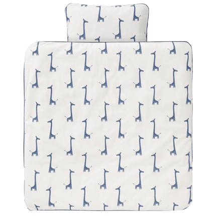 Fresk Dekbedovertrek Giraf Indigo Blue 80x80cm - Fresk - Babywinkel - 8719638232616