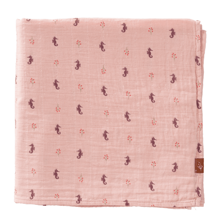 Fresk Inbakerdoek 120X120 Cm Seahorse - Fresk - Babywinkel - 8720874453369