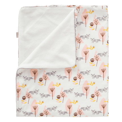 Fresk Ledikantdeken Fox Pink 100x150cm - Fresk - Babywinkel - 8718754232012
