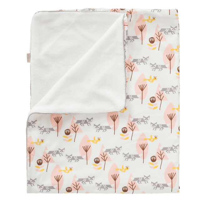 Fresk Ledikantdeken Fox Pink 100x150cm - Fresk - Babywinkel - 8718754232012