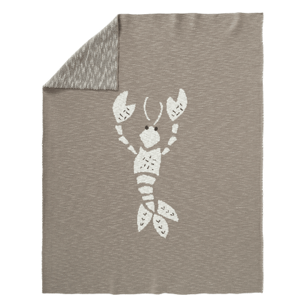 Fresk Ledikantdeken Gebreid Lobster Grey 100x150cm - Fresk - Babywinkel - 8719638235709