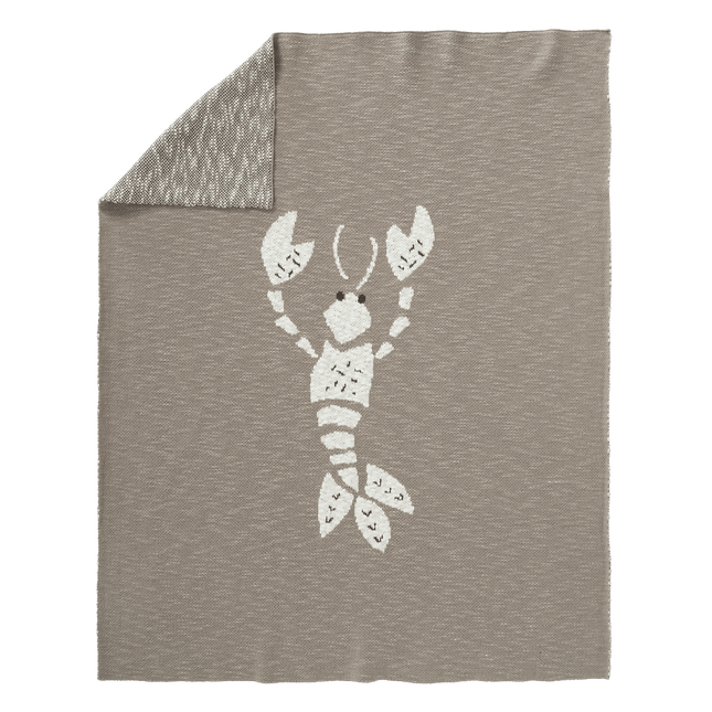 Fresk Ledikantdeken Gebreid Lobster Grey 100x150cm - Fresk - Babywinkel - 8719638235709